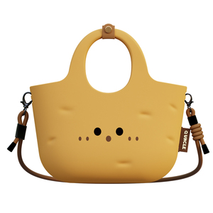 Cute Cartoon Potato Silicone Handbag Crossbody Bag with Strap Large Capacity Tote Bag, Women Daily Phone Purse Gift for Girls