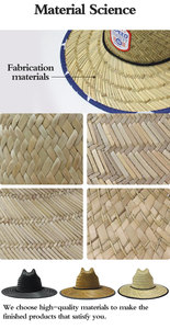 Chapeau de paille personnalisé pour l'extérieur, imprimé soleil, été, surf, plage, pêche naturelle, style sauveteur - Product Image 4