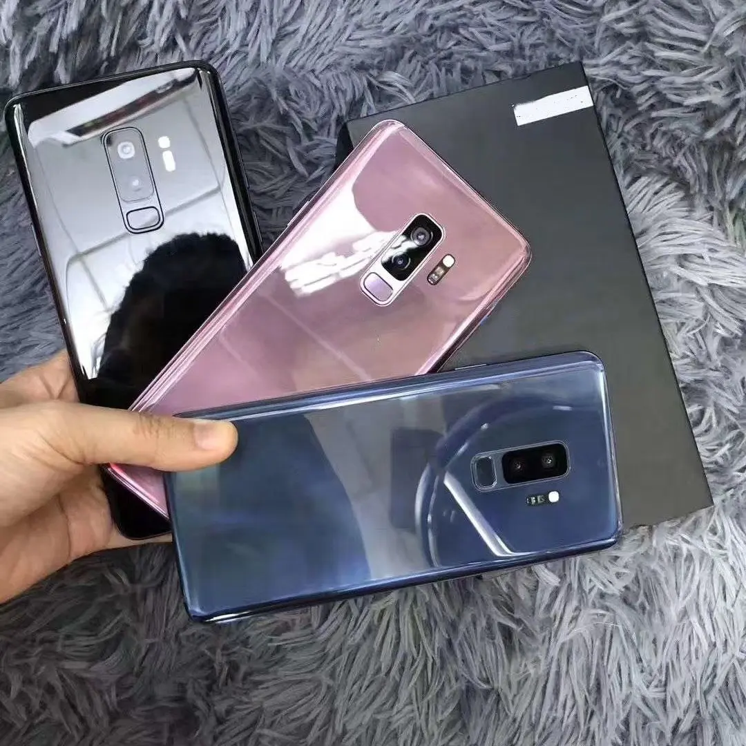 Telefon S9 yenilenmiş yeni android kullanılan cep telefonları Samsung S9 S9 + artı 64GB