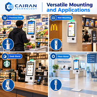 Machine de Caisse Automatique Intégrale Cairan pour Supermarché, Magasin de Vêtements, Paiement Mobile NFC et Code QR, Comptoir de Caisse