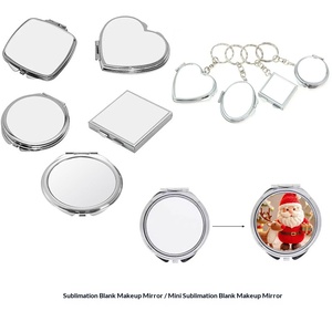 Blank Makeup <b>Mirror</b> Mini Makeup <b>Mirror</b> With Transfer Sheet Customizable Pattern DIY Picture - Product Image 6
