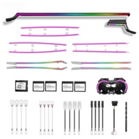 Éclairage d'ambiance pour Audi A4 A5 S5 B9, 64 couleurs dynamiques/RGB, éclairage LED intérieur de voiture, accessoires de mise à niveau