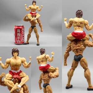 1/12 Son Of Ogre Hanma Baki Hanma <span class=keywords><strong>Yujiro</strong></span> cuatro cabezas talladas Anime acción colección figuras modelo juguete versión de alta calidad - Product Image 4
