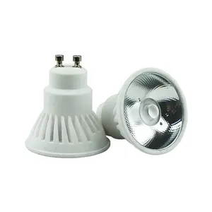 Alta calidad SMD/COB GU10 7W LED downlight 8W 9W carcasa de cerámica de foco led lente estrecha ángulo de haz