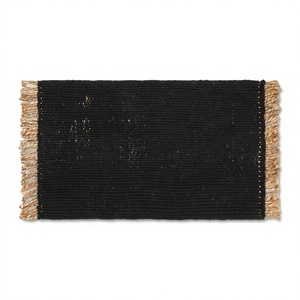 Tapis en jute de qualité supérieure, écologique, bohème, fait main, tissé, durable, réversible, moderne, tufté, géométrique, vente en gros - Product Image 1