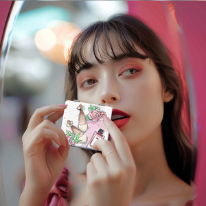 Miroir de maquillage carré pliable double face tendance et mignon, idéal pour la beauté et les cadeaux – Vente chaude - Product Image 3
