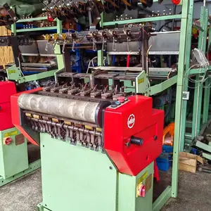 Muller dar kumaş dokuma makinesi kullanılan şerit iğne tezgahları yüksek hızlı otomatik dokuma tezgahı