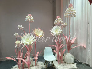 Conjunto de flores artificiales gigantes rosas peonía amapola <span class=keywords><strong>lirio</strong></span> del valle <span class=keywords><strong>Iris</strong></span> para decoración de boda escaparate y fondo - Product Image 6