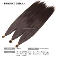 Extensions de cheveux synthétiques lisses Yaki de 28 pouces, 100g, pour tresses, soyeuses, pré-étirées, pour crochet