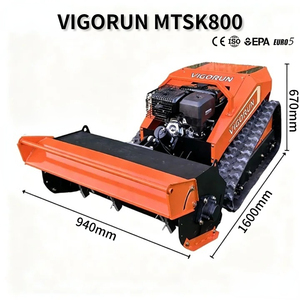 Trinciaerba RC con Lame a Martello Intercambiabili, Larghezza di Taglio 800mm, Raggio d'Azione 200m, Blocco a Ingranaggio a Vite Senza Fine per la Rimozione di Arbusti e Vegetazioni - Product Image 3