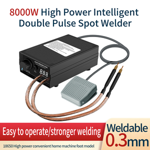 เครื่องเชื่อมแบบพกพา 8000W เครื่องเชื่อมแบบมือถือกำลังสูง เครื่องเชื่อมปรับกระแสได้ แบตเตอรี่ลิเธียม 18650 กำลังสูง - Product Image 4