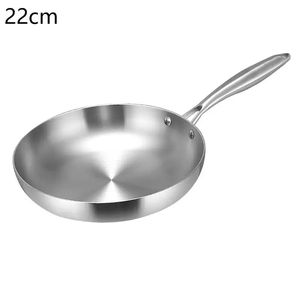 5-ply Stainless Steel 304 pot set soup &amp; stock pots on-Flaring Bottom Gas &amp; <strong>Induction</strong> Ready Sustainable Frying <strong>Pan</strong> - Product Image 3