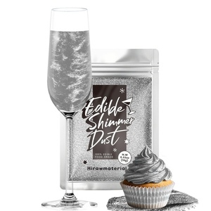 Paillettes Comestibles 15g - Éclats Scintillants pour Boissons, Gâteaux, Cocktails - Qualité Alimentaire, Végétalien, Sans Gluten, Poudre à Base de Mica Vert Fruité - Product Image 1