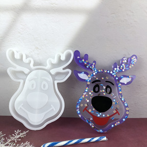 Moule de moulage en résine de silicone fait main Kingnoo, forme irrégulière, 1 pièce, style DIY, ornements décoratifs, outils pour gâteaux, en stock dans le Hebei - Product Image 1