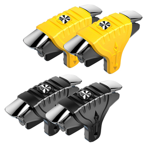 F01 1 Pasang Plastik PUBG Mobile Memicu Smartphone Gamepad <span class=keywords><strong>Controller</strong></span> Game <span class=keywords><strong>Shooter</strong></span> untuk Apple/Android - Product Image 1