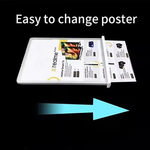 Zwart/Wit A4/<span class=keywords><strong>A5</strong></span> Desktop Usb Oplaadstation Lichtbak Voor Restaurant Winkel Tafel - Product Image 5