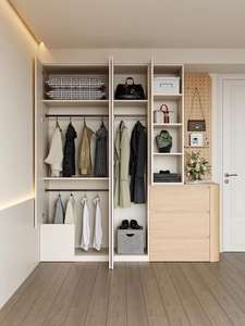 Armoire sur mesure tendance 2025, gain de place, du sol au plafond, pour petites chambres, rangement d'armoire - Product Image 6