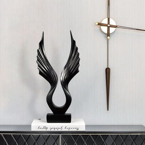 Aigle doré déployant ses ailes, <span class=keywords><strong>décoration</strong></span> de <span class=keywords><strong>bureau</strong></span> abstraite moderne et simple, cadeau d'ouverture pour le patron, ornement pour le salon - Product Image 4