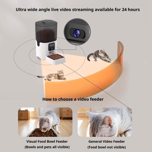 Distributeur automatique <span class=keywords><strong>de</strong></span> nourriture pour chien intelligent avec vidéo et son 6L OEM/ODM pour la surveillance en temps réel des animaux <span class=keywords><strong>de</strong></span> compagnie avec une conception durable en ABS - Product Image 5