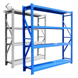 Chariot de rangement pour entrepôts locaux, fabrication, industrie lourde, étagère en acier, système de Rack pour empiler les supports et tablettes, 40 pièces - Product Image 5