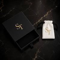 Boîte cadeau de luxe A1 personnalisée réutilisable pour petites entreprises, en carton rigide avec doublure en éponge et logo en feuille d'or, couvercle pour emballage de bijoux