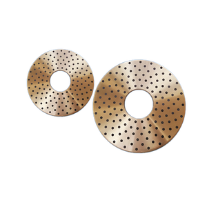 Placa deslizante de bronce y estaño con bridas Accesorios mecánicos de cobre Placas de desgaste autolubricantes sin aceite - Product Image 3