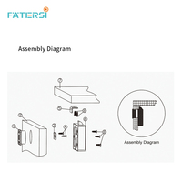 2026 FATERSI En gros Serrure Intelligente à Empreinte Digitale pour Armoire, Cuisine, Garde-Manger, Bureau, Garage, Meuble, Casier de Gym