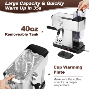 <strong>Coffee</strong> Maker Espresso <strong>Machine</strong> Home Business Stainless Steel <strong>Machine</strong> - Product Image 6