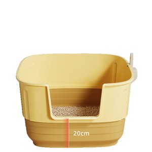 <b>Extra</b> <b>large</b> cat litter <b>box</b> and litter scoop, anti-splash, <b>extra</b> <b>large</b> open/semi-enclosed toilet, pet supplies manufacturer. - Product Image 3