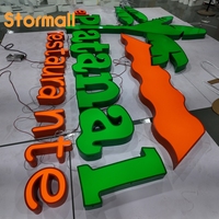 Fabricant de logos lumineux publicitaires, enseigne de magasin LED personnalisée, enseigne extérieure personnalisée en 3D, panneau de logo LED, enseigne commerciale en lettres LED