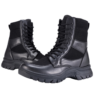 Vente chaude bottes tactiques pour hommes bottes de <span class=keywords><strong>chasse</strong></span> en maille respirante légère, chaussures pour hommes en plein air à glissière latérale - Product Image 2