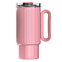 Thermos portable à rayures en acier inoxydable 304 de grande capacité de 40oz pour le camping Isolation thermique à chaud