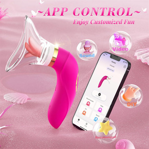 ของเล่นสำหรับผู้หญิง - เครื่องสั่นแบบดูดและเลีย ปรับความเร็วได้ ชาร์จผ่าน USB กันน้ำ ผลิตภัณฑ์สำหรับผู้ใหญ่เพื่อควา<span class=keywords><strong>ม</strong></span>สุขของผู้หญิง - Product Image 6