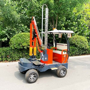 Taille-haie électrique autopropulsé professionnel robuste à batterie pour usage municipal - Product Image 5