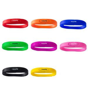 Pulsera <span class=keywords><strong>de</strong></span> Silicona con Disco USB <span class=keywords><strong>de</strong></span> la Marca Tide, Inspiradora, para Hombre y Mujer, con Mensajes Positivos <span class=keywords><strong>de</strong></span> Energía y Personalidad - Product Image 1