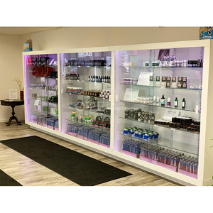 Cửa hàng bán buôn thuốc lá Tủ trang trí cửa hàng khói cửa hàng tường Showcase đứng kính hiển thị tủ - Product Image 1