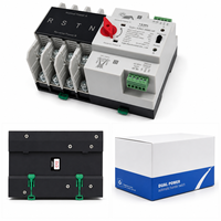 Commutateur de transfert automatique (ATS) AC direct usine 16A 20A 25A 32A 40A 50A 63A 80A 100A 2P 3P 4P 400V – Commutateur de commutation double alimentation