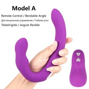 Inalámbrico lesbiana doble penetración tetas grandes vibrador Dual para la masturbación DE LA MUJER - Product Image 4