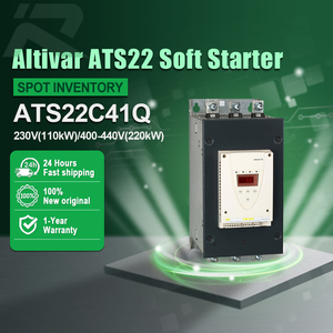 ซอฟต์สตาร์ทเตอร์ ATS22C41Q รุ่นใหม่ สำหรับมอเตอร์แบบอะซิงโครนัส 230 ถึง 440 โวลต์ 110 ถึง 220 กิโลวัตต์ Altistart 22 ซอฟต์สตาร์ทเตอร์ ATS22C41Q - Product Image 1