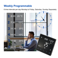 Termostato HEDEMAN Wifi Programable con Modo de Programación 3A 220V para Sistema de Calefacción de Agua