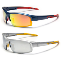 Lunettes de vélo anti-vent pour les aventures cyclistes, protection UV, verres miroir, anti-éblouissement, vision large, légères
