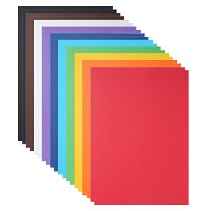 Cartulina de colores de 8,27 "x 11,69"-20 hojas de doble cara para Likcut, álbum de recortes, manualidades, fabricación de tarjetas - Product Image 1