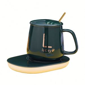 Juego de Tazas Eléctricas Portátiles de Cerámica con Temperatura Constante USB OEM, Posavasos con Termostato de 55 Grados, 350 ml, Regreso a Clases - Product Image 5
