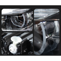 Ensemble de phares projecteurs à LED bicolores avec clignotants DRL compatibles avec les phares de berline Série 3 F30 2012 à 2015