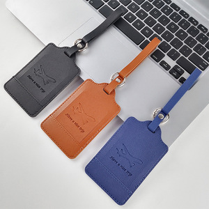 Etiqueta de equipaje de cuero multicolor al por mayor, etiqueta de identificación para billetes de avión, etiqueta de clasificación de equipaje de viaje, etiqueta de viaje para equipaje. - Product Image 4