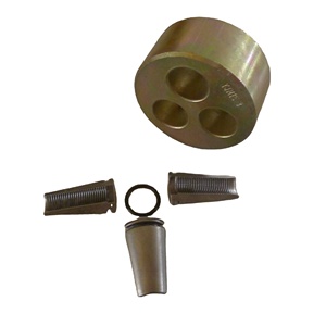 Neo Nêm 2 Hoặc 3 Phần Cường Độ Cao Cho Bê Tông Dự Ứng Lực Kẹp Cáp Căng Thẳng Kẹp Dụng Cụ Nêm - Product Image 3