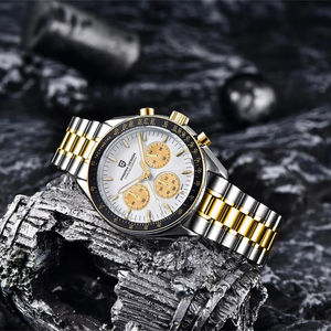 Montre Pagani Design de luxe en or, montre à quartz pour homme, <span class=keywords><strong>date</strong></span> automatique, chronographe de vitesse, cristal saphir AR, montre-bracelet pour homme, nouveauté 2025 - Product Image 5