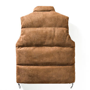 Vente en gros de duvet de coton col montant manteau de rembourrage pour hommes gilet de rembourrage en duvet vêtements pour hommes en plein air rembourrage chaud gilet en <span class=keywords><strong>daim</strong></span> - Product Image 2