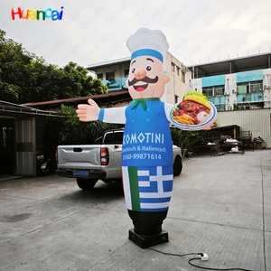 Muñeco Inflable Personalizado con Logotipo, <span class=keywords><strong>Bailarín</strong></span> Inflable para Publicidad, Decoración de Eventos al Aire Libre, Restaurante, Niño Inflable que Saluda con la Mano, Decoración Navideña - Product Image 1