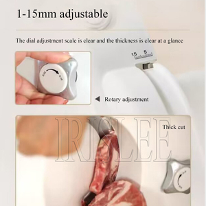 <span class=keywords><strong>Trancheuse</strong></span> à viande <span class=keywords><strong>électrique</strong></span> 220V <span class=keywords><strong>pliable</strong></span>, commerciale et domestique, pour rouleaux de mouton, jambon congelé, fromage, pain, machine à trancher la viande - Product Image 6